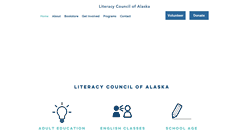 Desktop Screenshot of literacycouncilofalaska.org